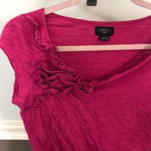 Anthropologie Pink top